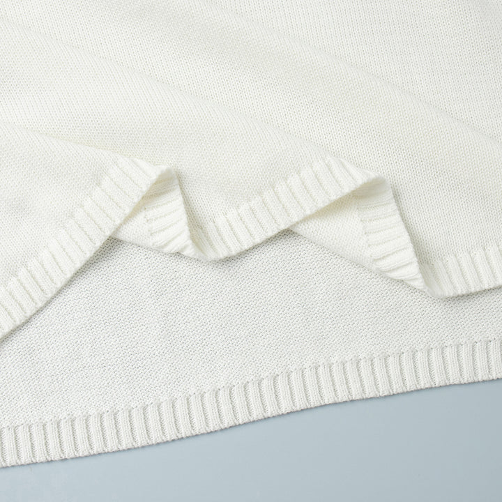 Sweter damski z odkrytymi plecami