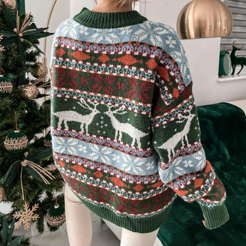 Świąteczny damski sweter