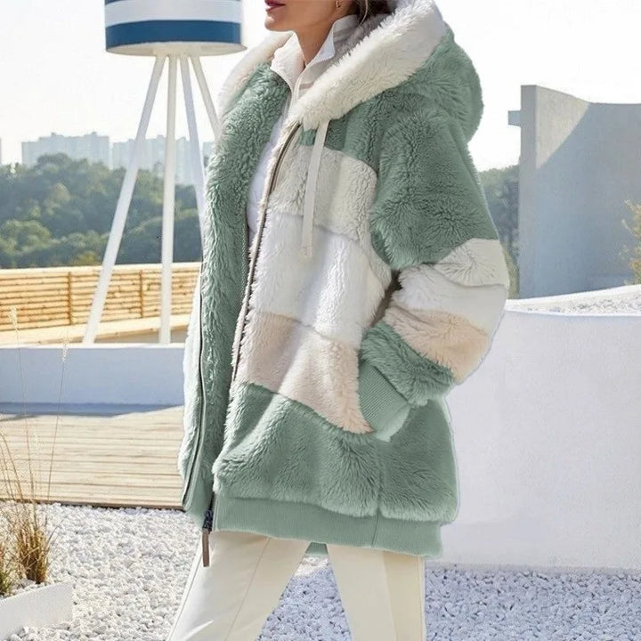 Damska kurtka z misia oversize