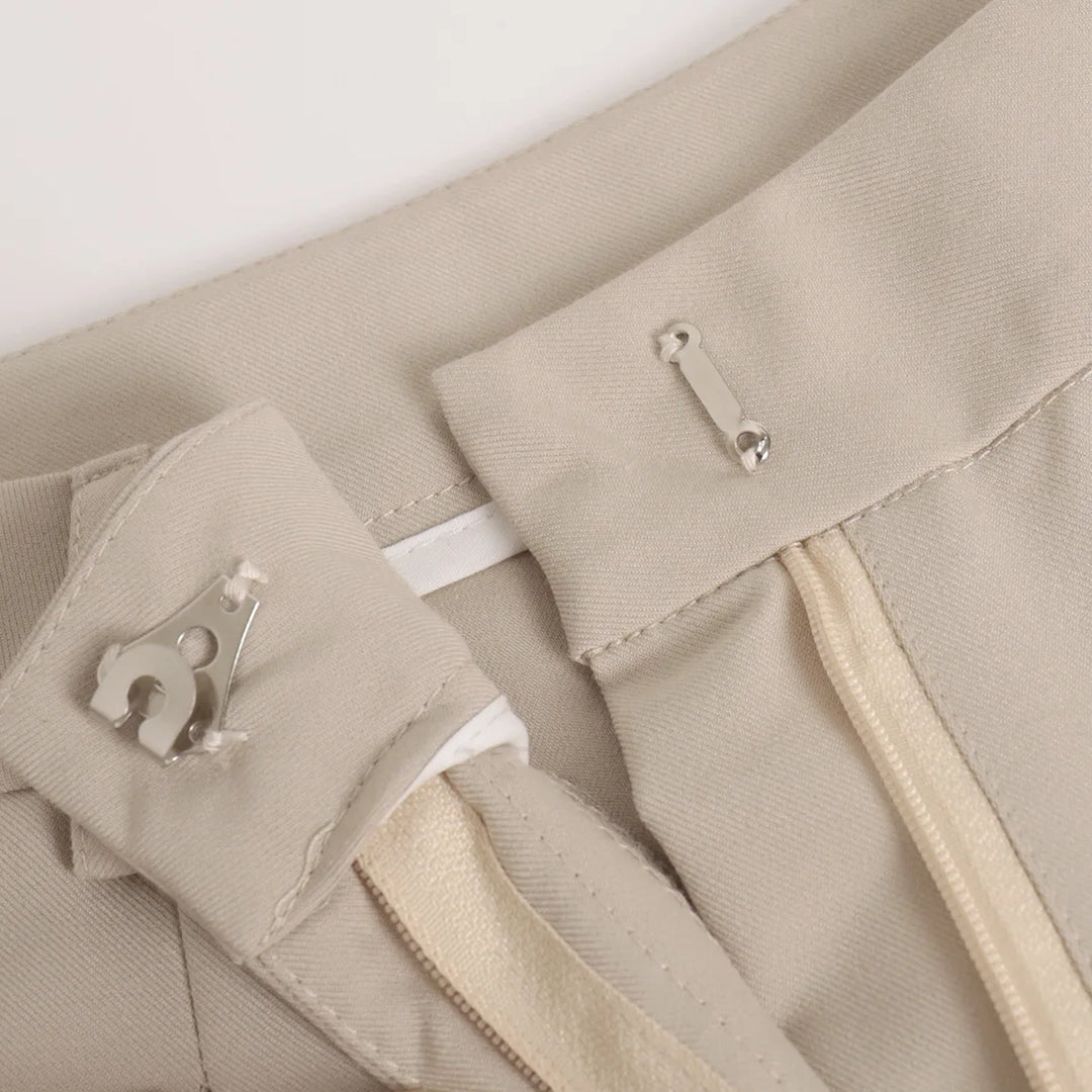 Eleganckie damskie proste spodnie