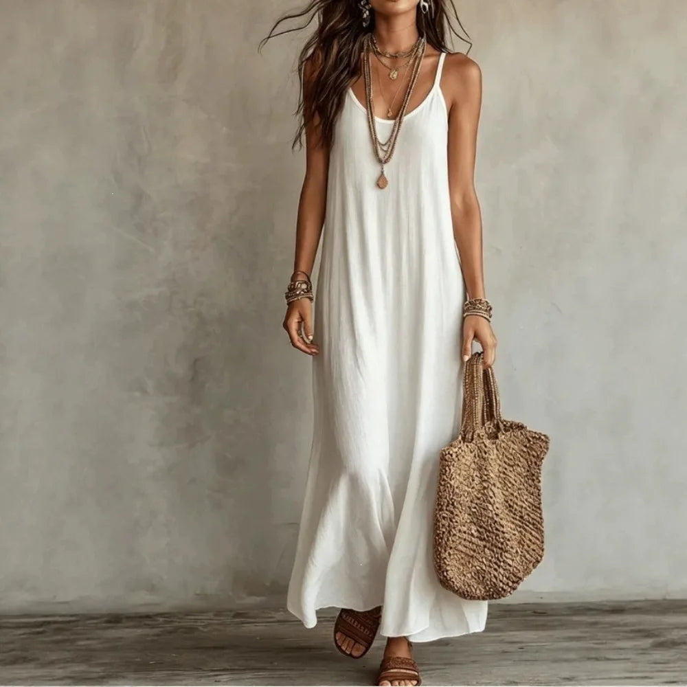 Zwiewna sukienka maxi