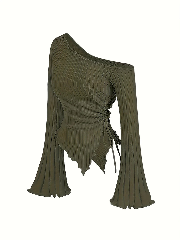 Damska bluzka z odkrytymi ramionami