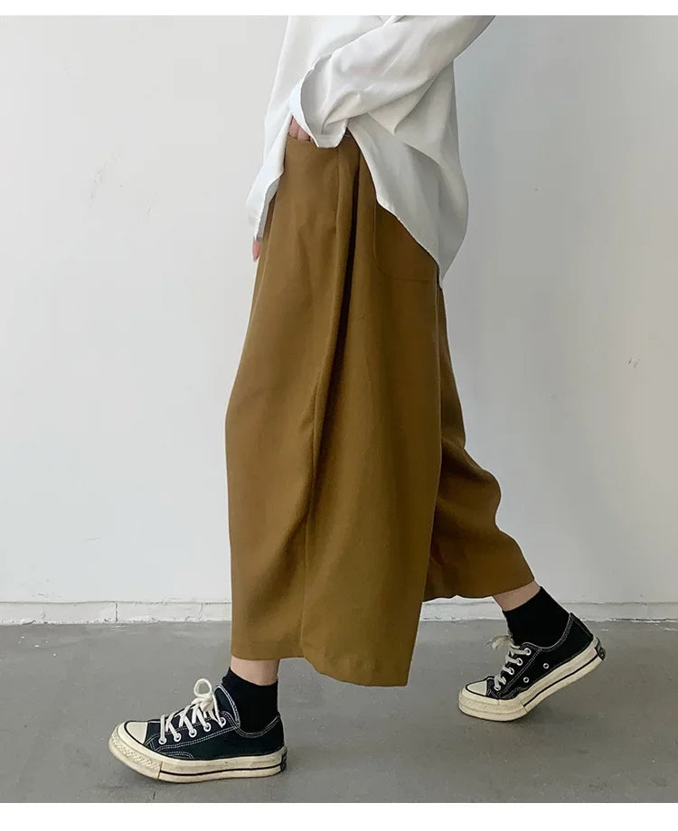 Damskie szerokie spodnie baggy