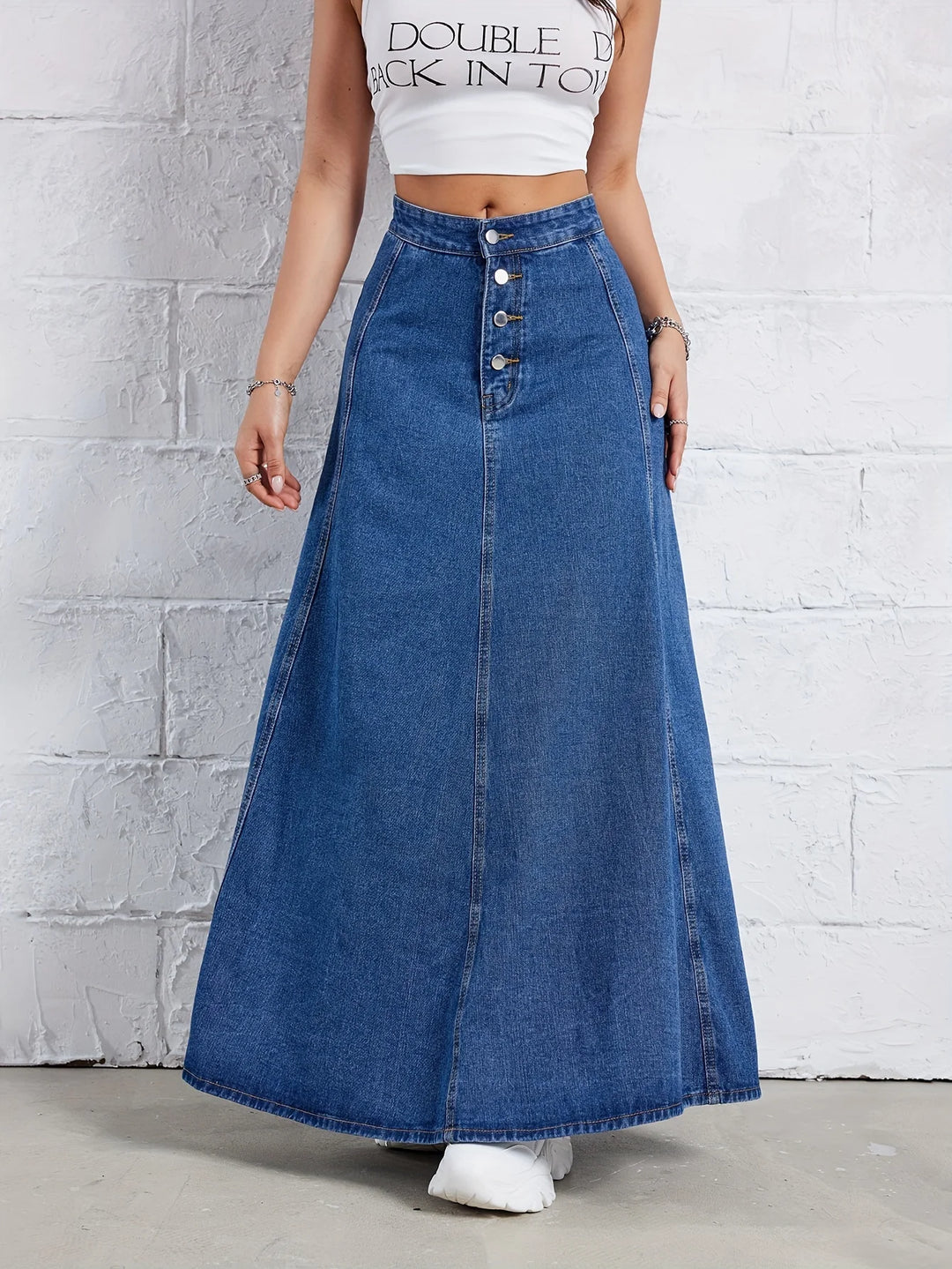 Spódnica maxi denim