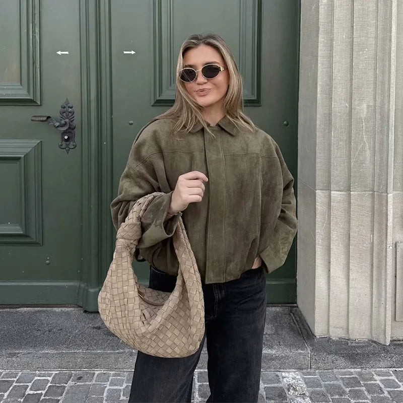 Damska kurtka bomberka