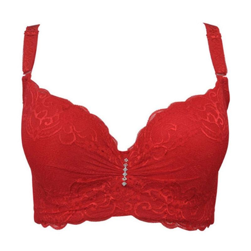 Biustonosz PLUS SIZE z ozdobną cyrkonią