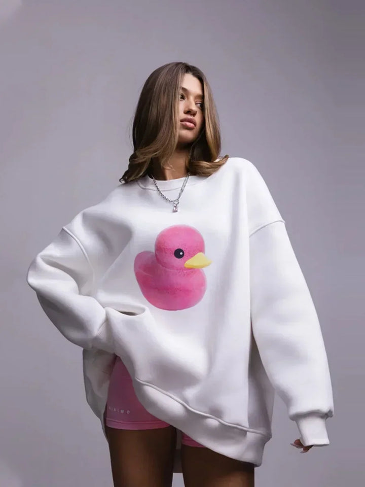 Bluza oversize z nadrukiem