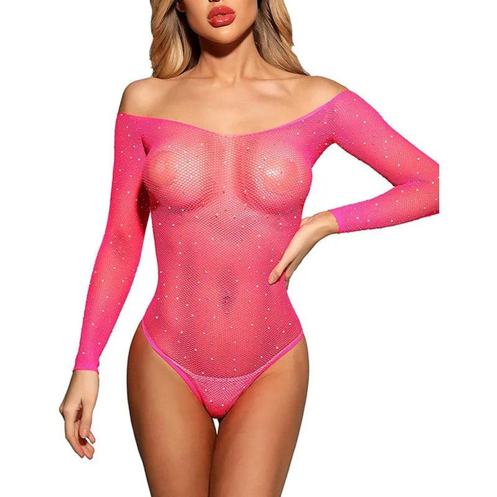 Bodystocking z diamencikami