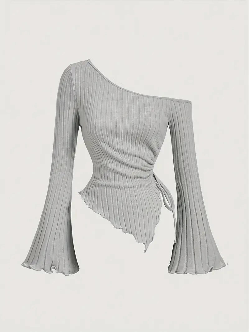 Damska bluzka z odkrytymi ramionami