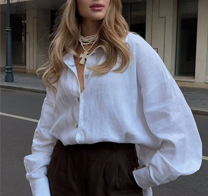 Damska lekka koszula oversize