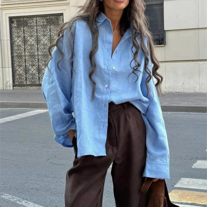 Damska lekka koszula oversize