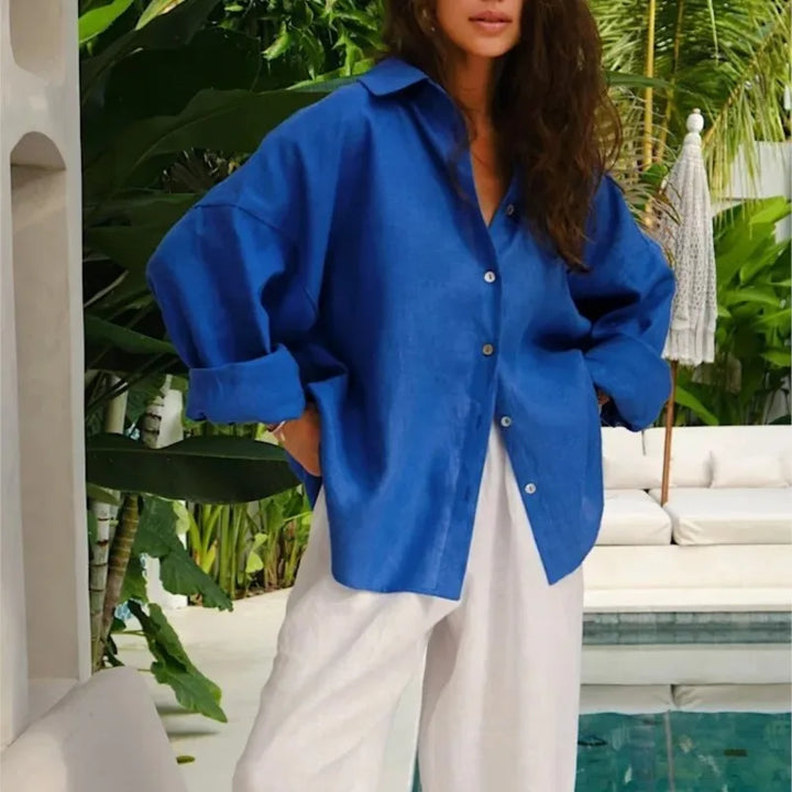 Damska lekka koszula oversize