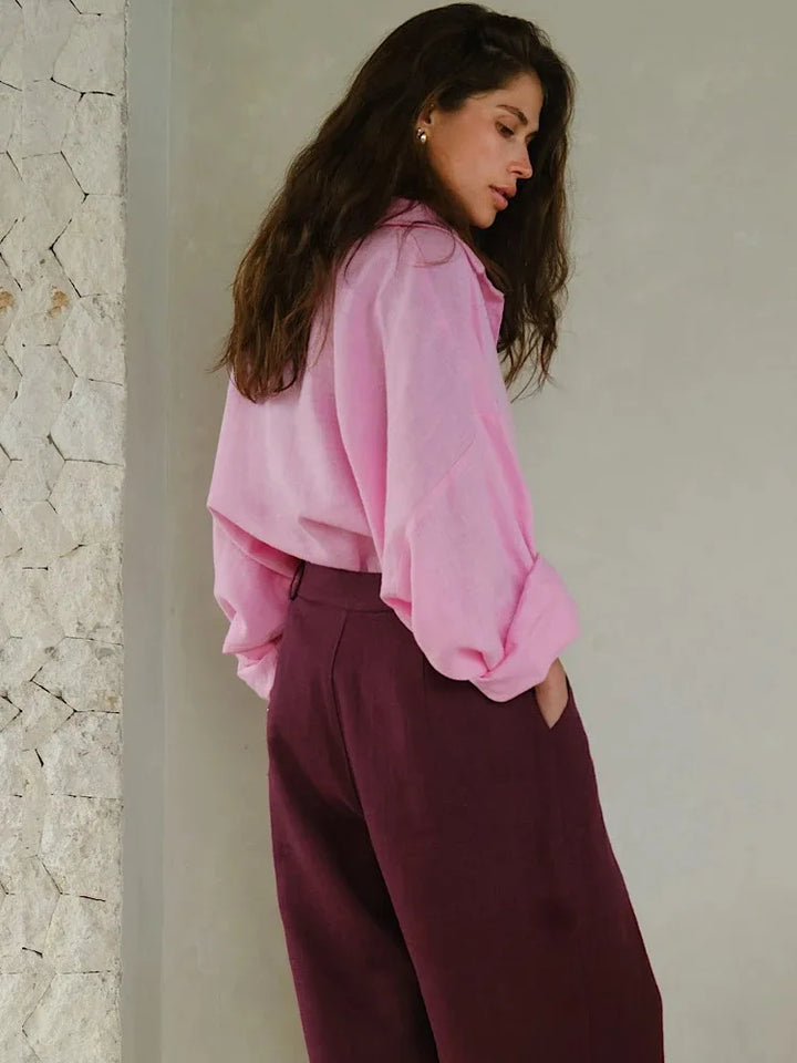 Damska lekka koszula oversize