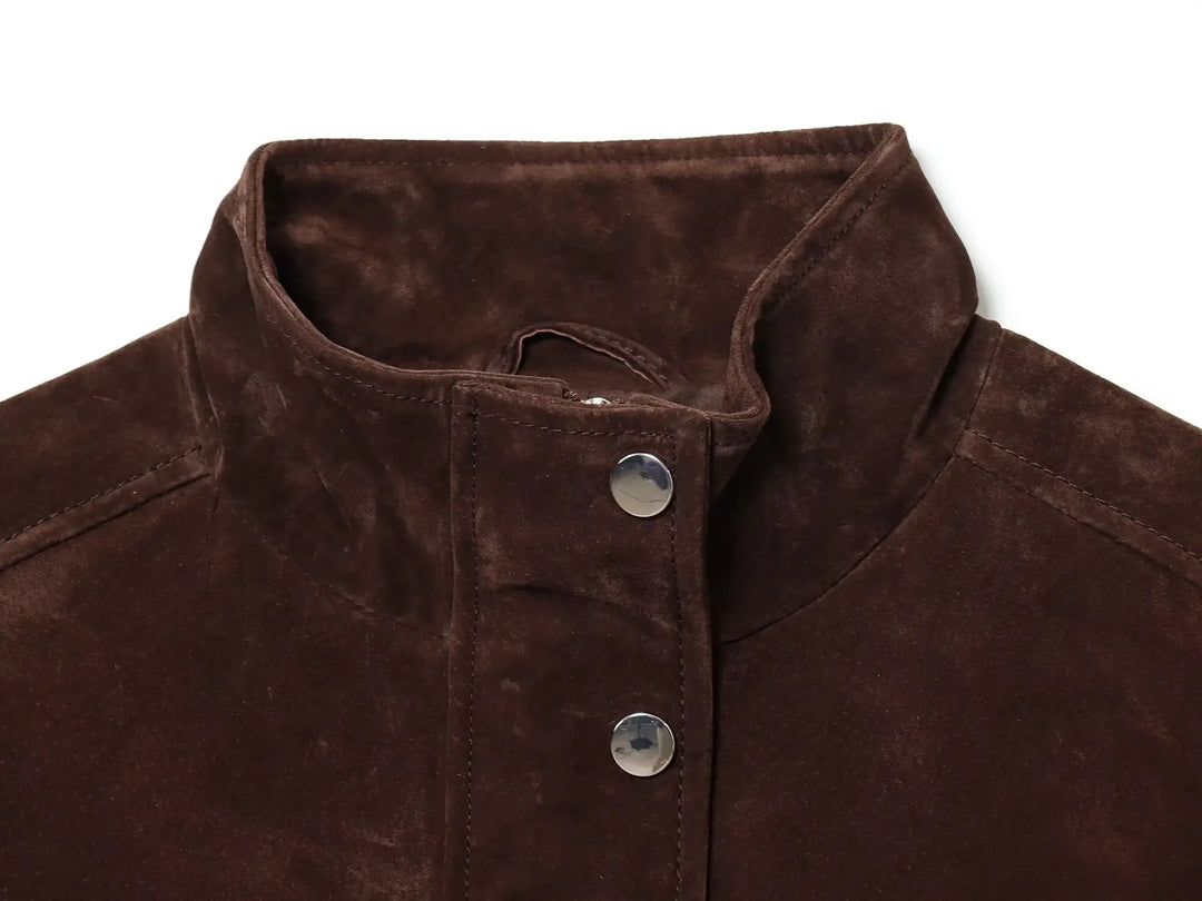 Damska zamszowa kurtka