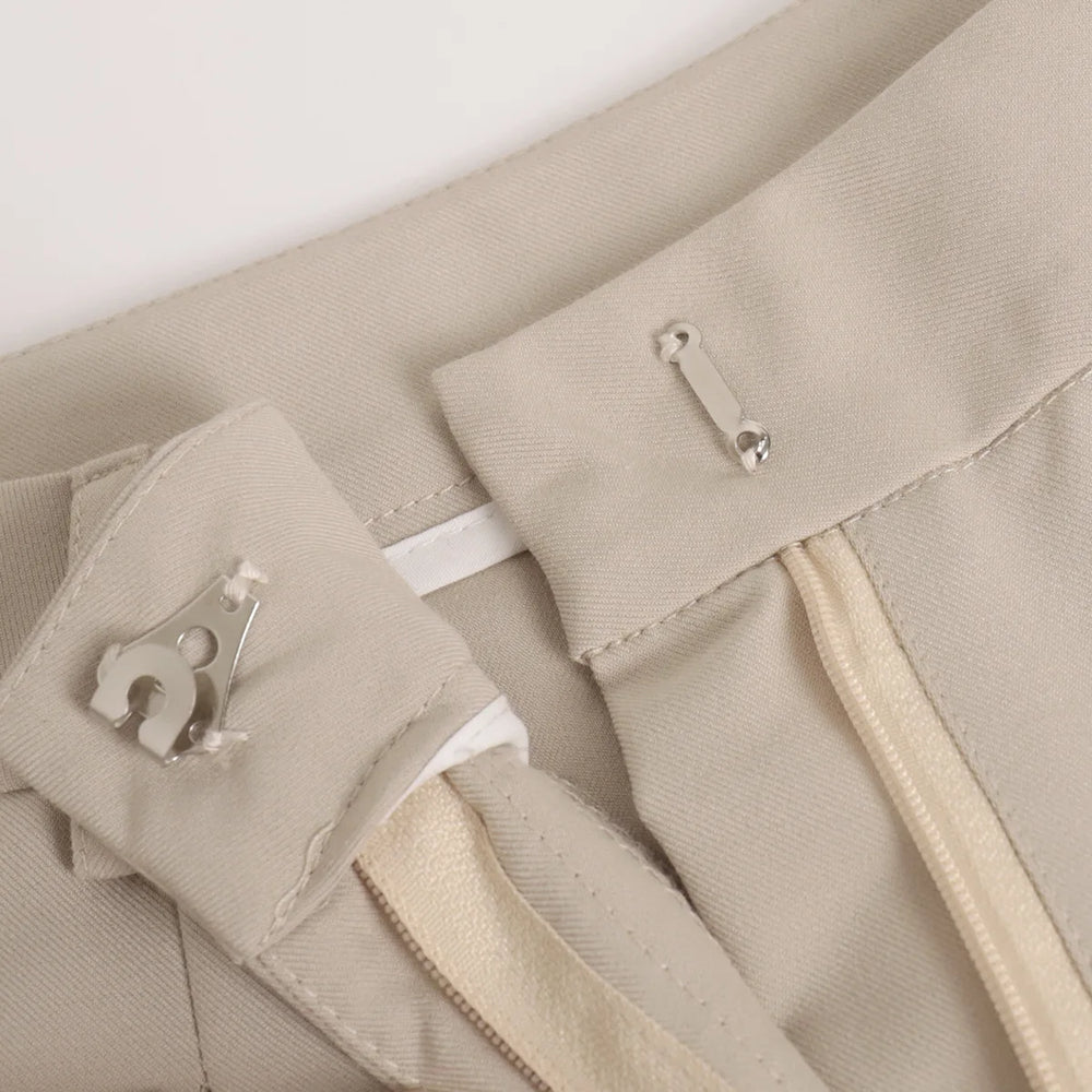 Eleganckie damskie proste spodnie