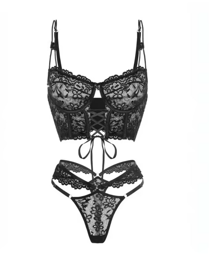 Gorsetowy zestaw bielizny