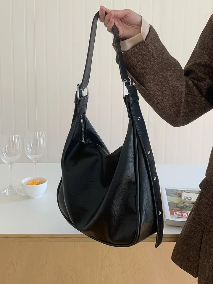Klasyczna skórzana torba crossbody