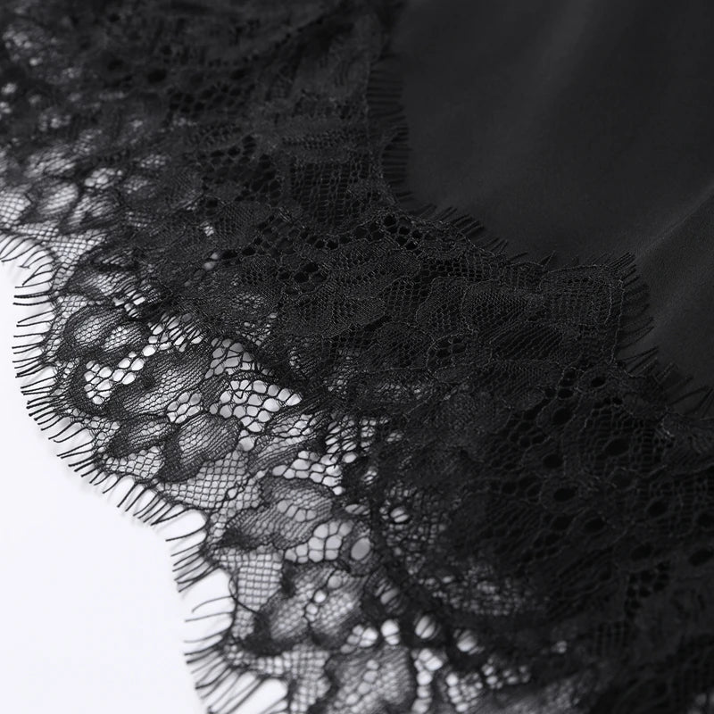 Koronkowy damski top na ramiączkach