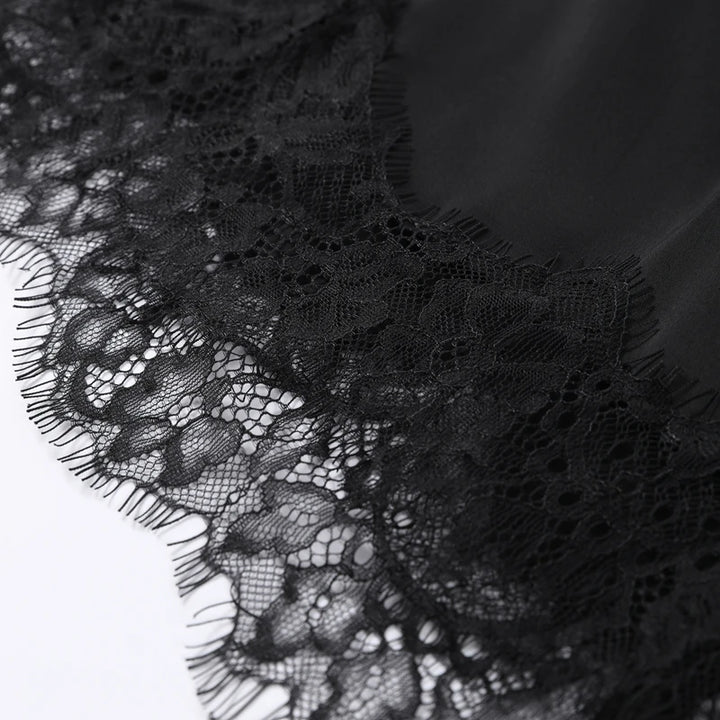 Koronkowy damski top na ramiączkach