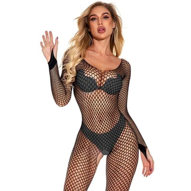 Siateczkowe bodystocking