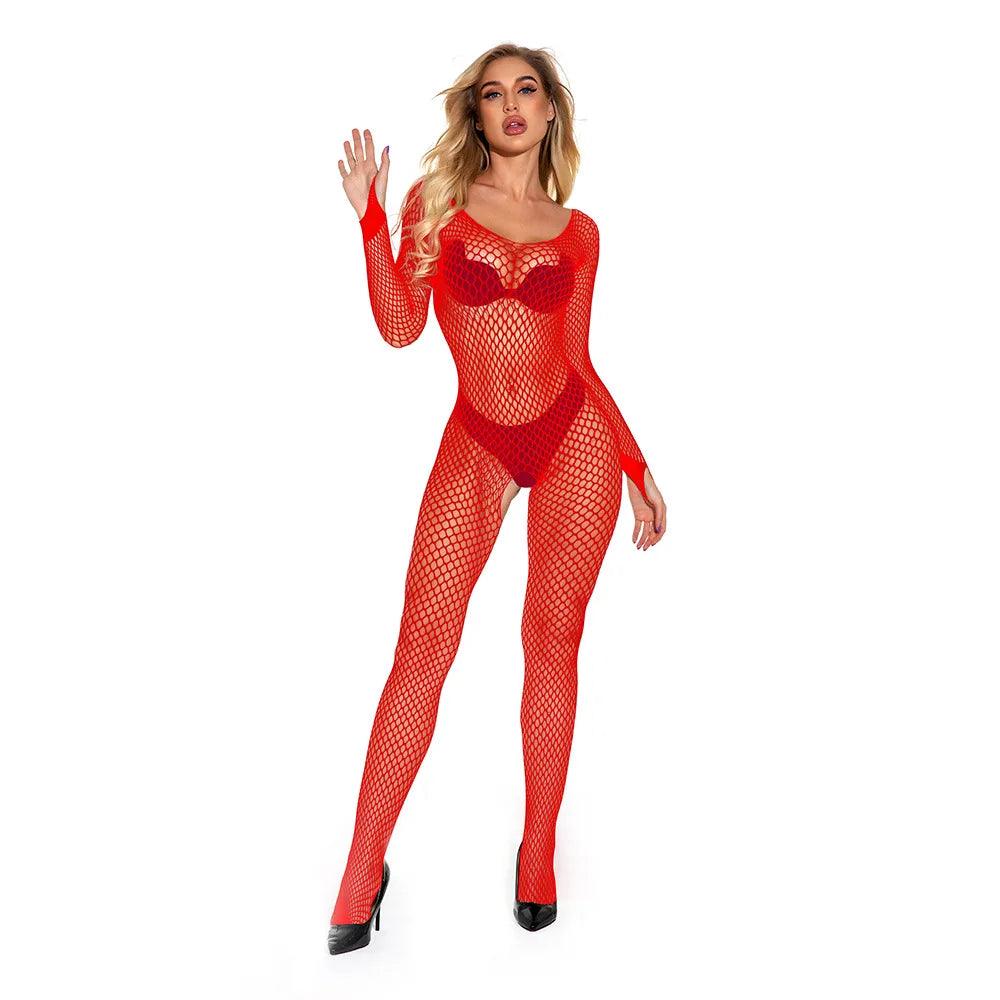 Siateczkowe bodystocking