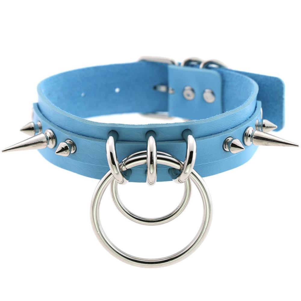 Skórzany choker