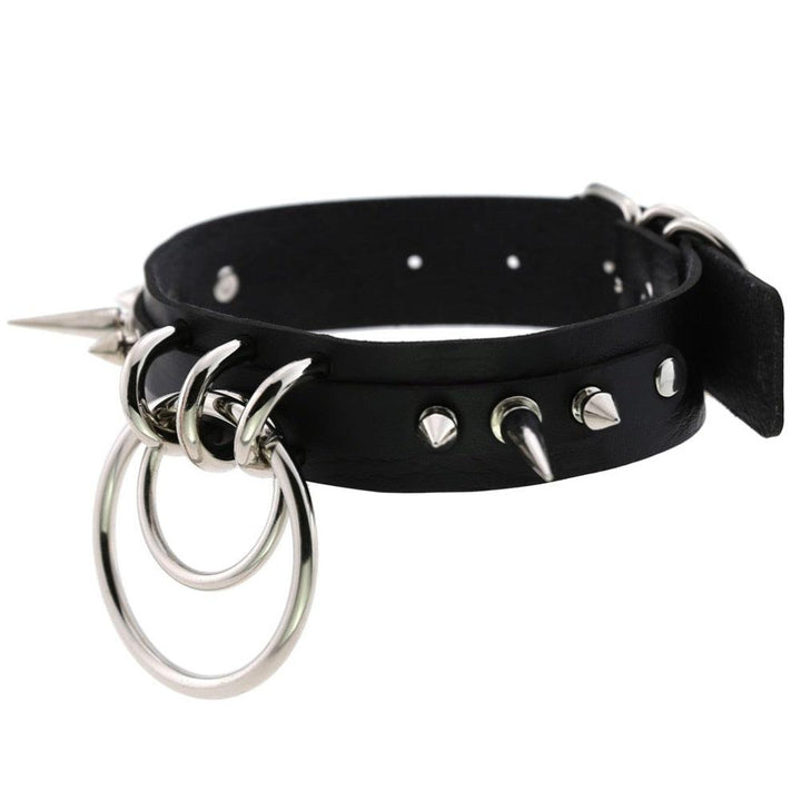 Skórzany choker