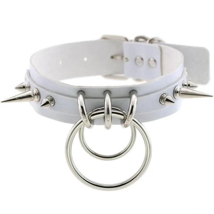 Skórzany choker