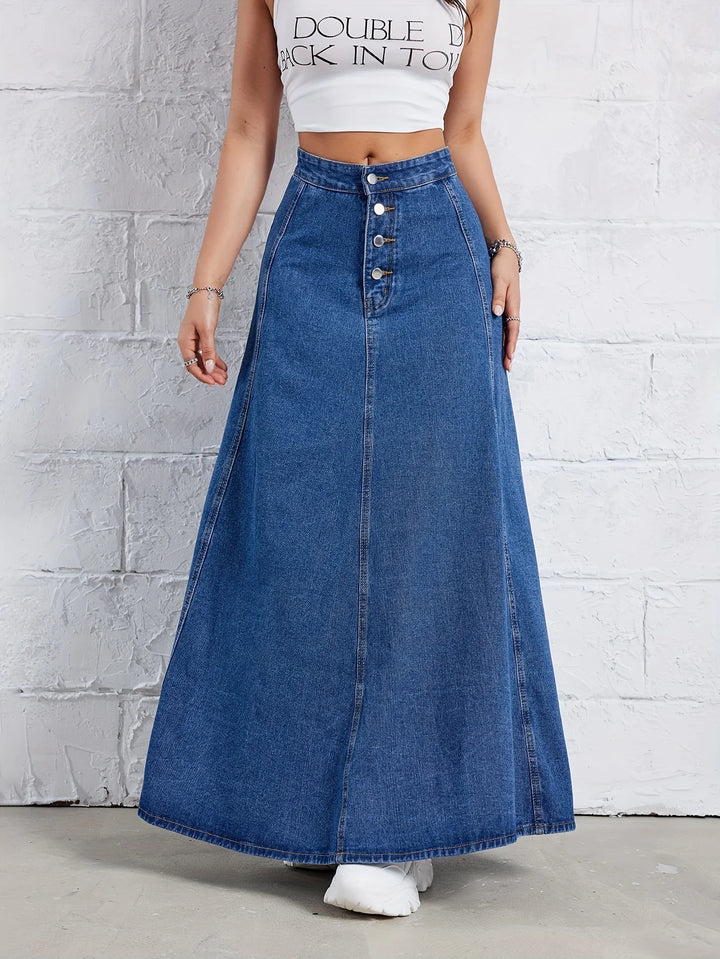 Spódnica maxi denim