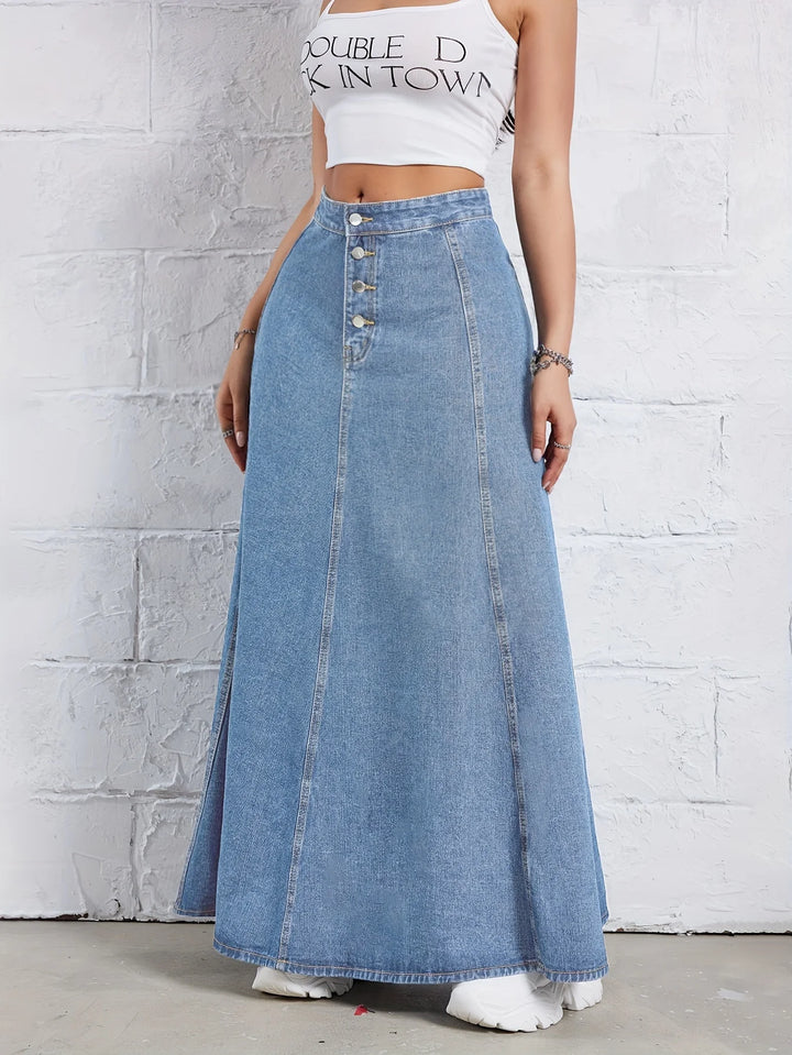 Spódnica maxi denim