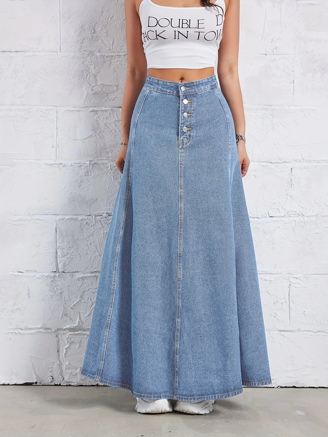 Spódnica maxi denim