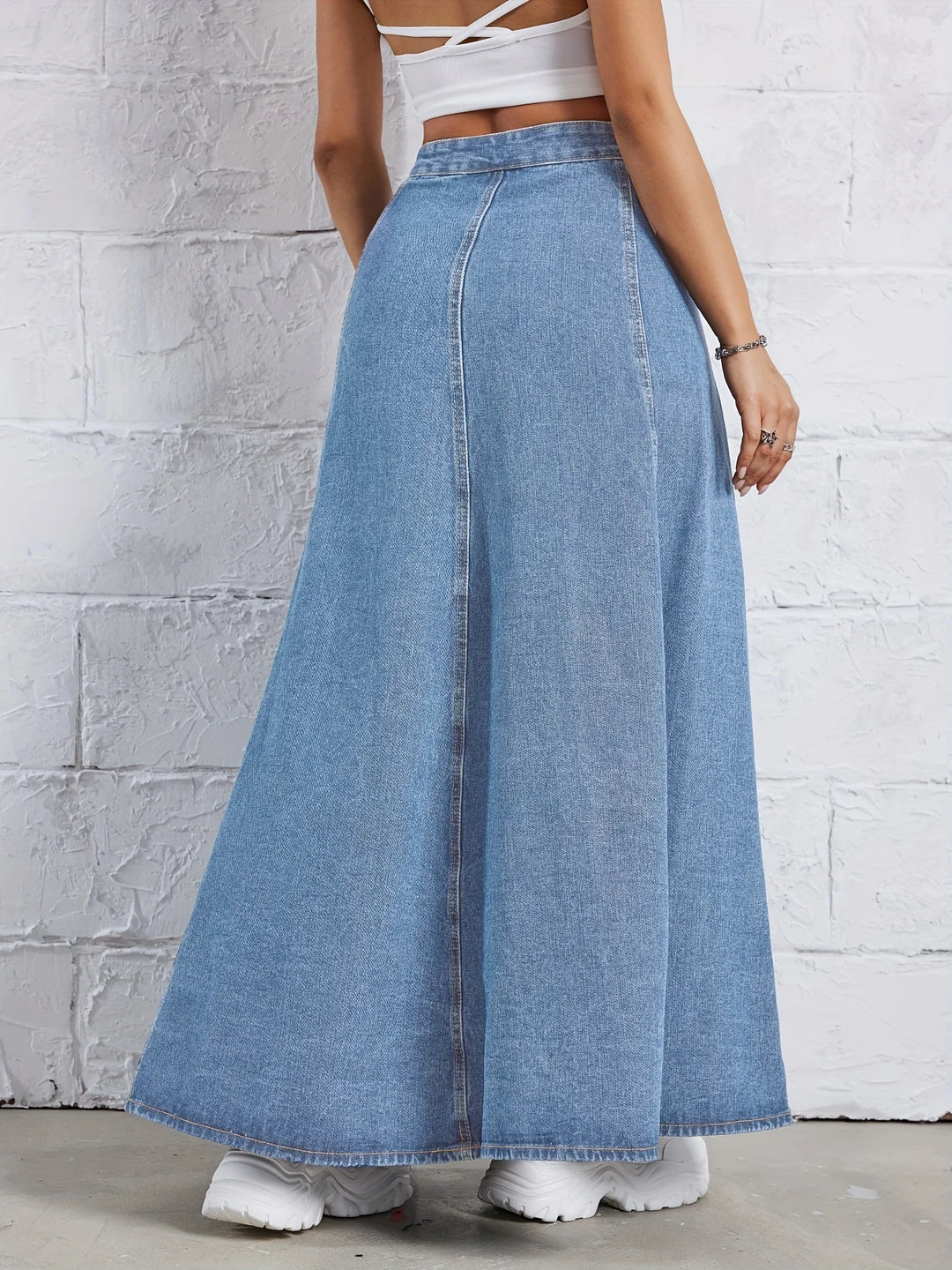 Spódnica maxi denim